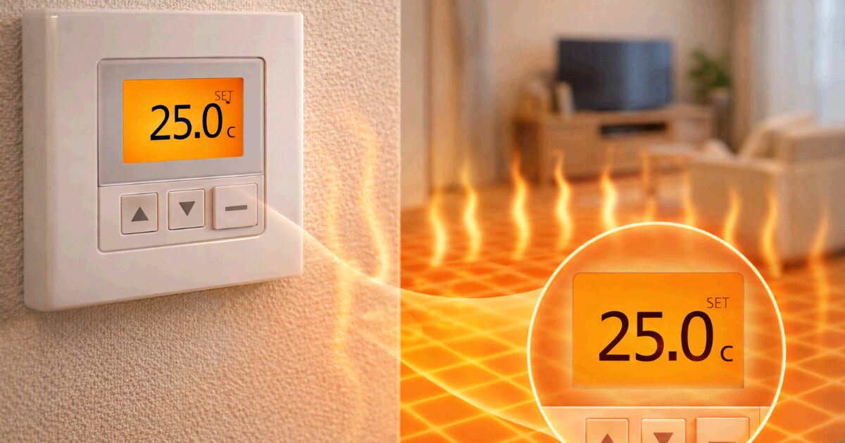 一条工務店床暖房設定温度