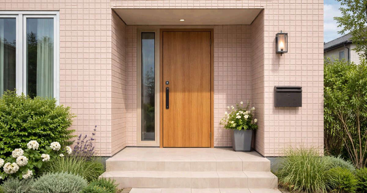 一条工務店 ピンクタイル